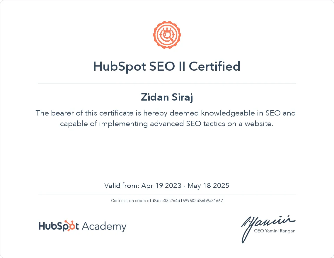 Hubspot SEO II